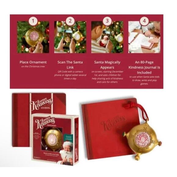 Santa's Interactive Kindness Ornament & Journal
Demdaco - Picture 3 of 3